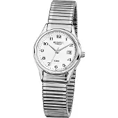 Regent Damen-Uhr Analog Quartz Stahlgehäuse Metall Zugband F-893