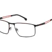 Carrera Sehhilfen - - 8925 - Metall - Matt Schwarz/Rot - 57-18-140