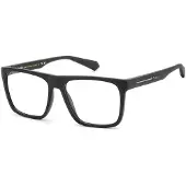 Polaroid Unisex PLD D533 003 Rahmen von BRILLEN Bio -Polyamid Schwarz Quadratisch
