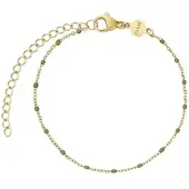 Cluse - ARMBAND - ESSENTIELLE GREEN EPOXY - gold