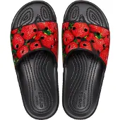 Crocs Classic Hyper-Real Slide Erdbeeren EUR 42-43