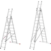 Hailo HobbyStep combi Mehrzweckleiter 3x9 Sprossen