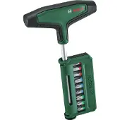 Bosch Handwerkzeuge Bit-Schraubendreher-Set mit T-Griff 19-teilig