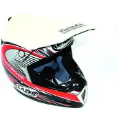 Twin Air Helmet Visor Mud Deflector Weiß