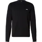 BOSS Pullover aus Baumwolle mit Kontrast-Logo Grösse S