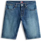 Tommy Hilfiger Ronnie Shorts Denim Dark Größe: W36 | Kurze Sporthosen Outlet | Herren | Blau