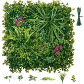 Vevor Künstliche Hecke 50x50 cm 12-tlg. Set