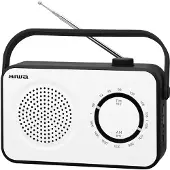Aiwa R-190BW, Tragbar, Analog, AM, FM, 2 W, 80 - 20000 Hz, 10 cm