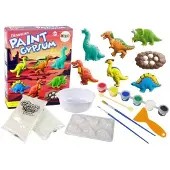 Lean Toys Gipsabdrücke zum Bemalen von Dinosauriern