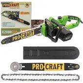 Procraft K2000 Kettensäge 1800 Watt 406 mm Schnittlänge