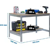 Simonwork (bancos De Trabajo) Bt0 Metallregal 842x910x760 Mm