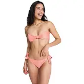 Roxy Bikini-Hose "Wavy Baby", Damen, Gr. L, US-Größen, camellia, Obermaterial: 77% Microfaser, 13% Nylon, 10% Elasthan;, Badehosen Bikini-Hose