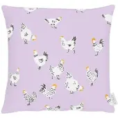 Apelt Dekokissen "3102", lila (lila, mauve, bedruckt), B:40cm H:0,5cm L:40cm, Bezug: 75% Baumwolle, 25% Polyester, Dekokissen_Sitzkissen_Kissenhüllen, Dekokissen