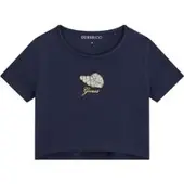 GUESS T-Shirt J6GI10 K6YW4 Dunkelblau Relaxed Fit