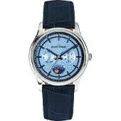 Jacques Lemans 1-2213F Herren-Armbanduhr Derby mit Mondphase Blau