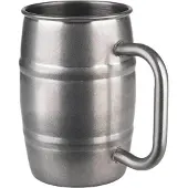 Aps Barrel Mug-beer Mug- Antik Stål