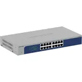 Netgear GS516-300EUS, Unmanaged, Gigabit Ethernet (10/100/1000), Rack-Einbau