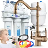 ARI Wasserfilter RO7 3-Wege Retro Antikmessing