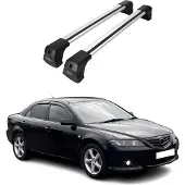 Omac 4614913 Dachreling Dachträger Aluminium 75 kg Max für MAZDA 6 (GG)