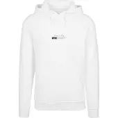 Mister tee weicher Herren Hoodie Kapuze 300 g/m² mit Baumwolle Weiß
