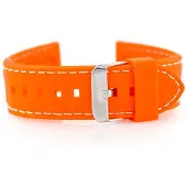 Pacific Gummigürtel für die U20 -Uhr - Orange 22 mm