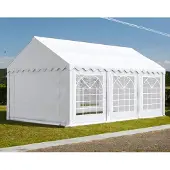 Ambitent Partyzelt 3x6m PREMIUM - feuerhemmend - Weiß