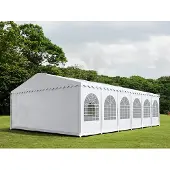 Pártystany-Jičín s.r.o. Partyzelt 8x12m PVC PREMIUM Feuerfeste - Weiß