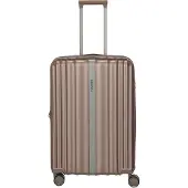 Travelite Paros 4W Trolley Cappuccino altrosa 65cm