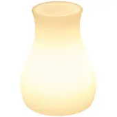 Welikera Nachtlicht Vasenlampe, 3 Farben einstellbar, USB wiederaufladbar