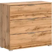 Petits-meubles Kommode Selma mit 3 Schubladen, Holzoptik, 95cm
