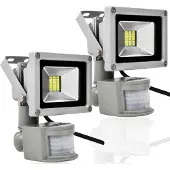 Greenmigo 2X 20W LED Strahler mit Bewegungsmelder