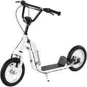 HOMCOM Kinderroller ab 5 Jahre Scooter Cityroller Tretroller verstellbar Weiß