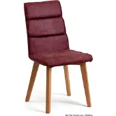 58 aufm Kessel Esszimmerstuhl (4er-Set) Darell 47x92x60 Eiche geölt/Marsala
