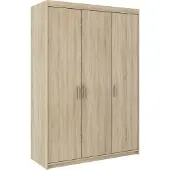 Lempert Drehtür Kleiderschrank Elena 3-türig sonoma-eiche