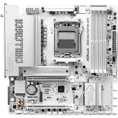 Asrock B850M Challenger WiFi White - Motherboard - micro ATX - Socket AM5 - AMD B850 Chipsatz - USB 3.2 Gen 1, USB-C 3.2 Gen 1 - 2.5 Gigabit LAN, Bluetooth, Wi-Fi 7 - Onboard-Grafik (CPU erforderlich)