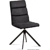 58 aufm Kessel Esszimmerstuhl drehbar (2er-Set) Deedea 47x92x60 Schwarz/Anthrazit
