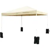 Dopwii Pavillon Standfuß für Faltpavillon Partyzelt Festzelt 4 Stück 4er-Set schwarz NEU