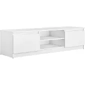 Lookway TV-Schrank HANA Weiß 140 cm breit, 36 cm hoch, 40 cm tief mit Kabeldurchführung