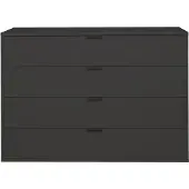 58 aufm Kessel Kommode Erna 119x45x87 Anthrazit matt Lack 14720