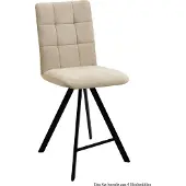 58 aufm Kessel Thekenstuhl drehbar (4er-Set) Destiny 47x108x60 Schwarz/Natur