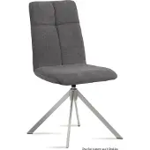 58 aufm Kessel Esszimmerstuhl drehbar (6er-Set) Dreddy 47x92x60 Edelstahl/Grau