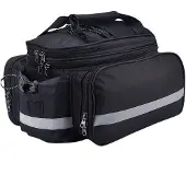 Welikera Fahrradtasche Gepäckträgertasche, 27L Oxford Stoff wasserdicht Fahrradtaschen