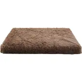 Meoiruery Plüschige quadratische Hundehütte, Katzenmatte, Haustierhütte, tiefes Hundesofa-Bett, Haustierbedarf