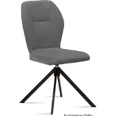 58 aufm Kessel Esszimmerstuhl drehbar (4er-Set) Denyse 51x92x60 Schwarz/Grau