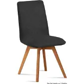58 aufm Kessel Esszimmerstuhl (2er-Set) Dilga 47x92x60 Schwarz/Anthrazit