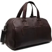 The Chesterfield Brand Volenza Wochenendtasche - 35 Liter - mit abnehmbarem Schulterriemen - 28x46x27 cm - braun
