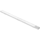 Emuca USB wiederaufladbare LED-Wandleuchte Kaus mit Bewegungssensor, L600mm, Kunststoff und Aluminium, Matt eloxiert