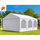 Pártystany-Jičín s.r.o. Partyzelt 6x6m Professional Plus - Weiß