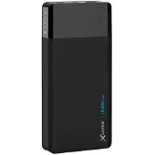 XLayer 214418, 10000 mAh, Lithium-Ion (Li-Ion), Kabelloses Aufladen, 3,7 V, 5 W, Schwarz