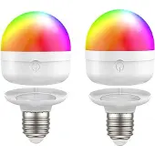 Dopwii Kabellose LED Glühbirne mit Akku – Magnetisch, RGBCW Farbwechsel, Touch-Dimmung, 3000–6000K